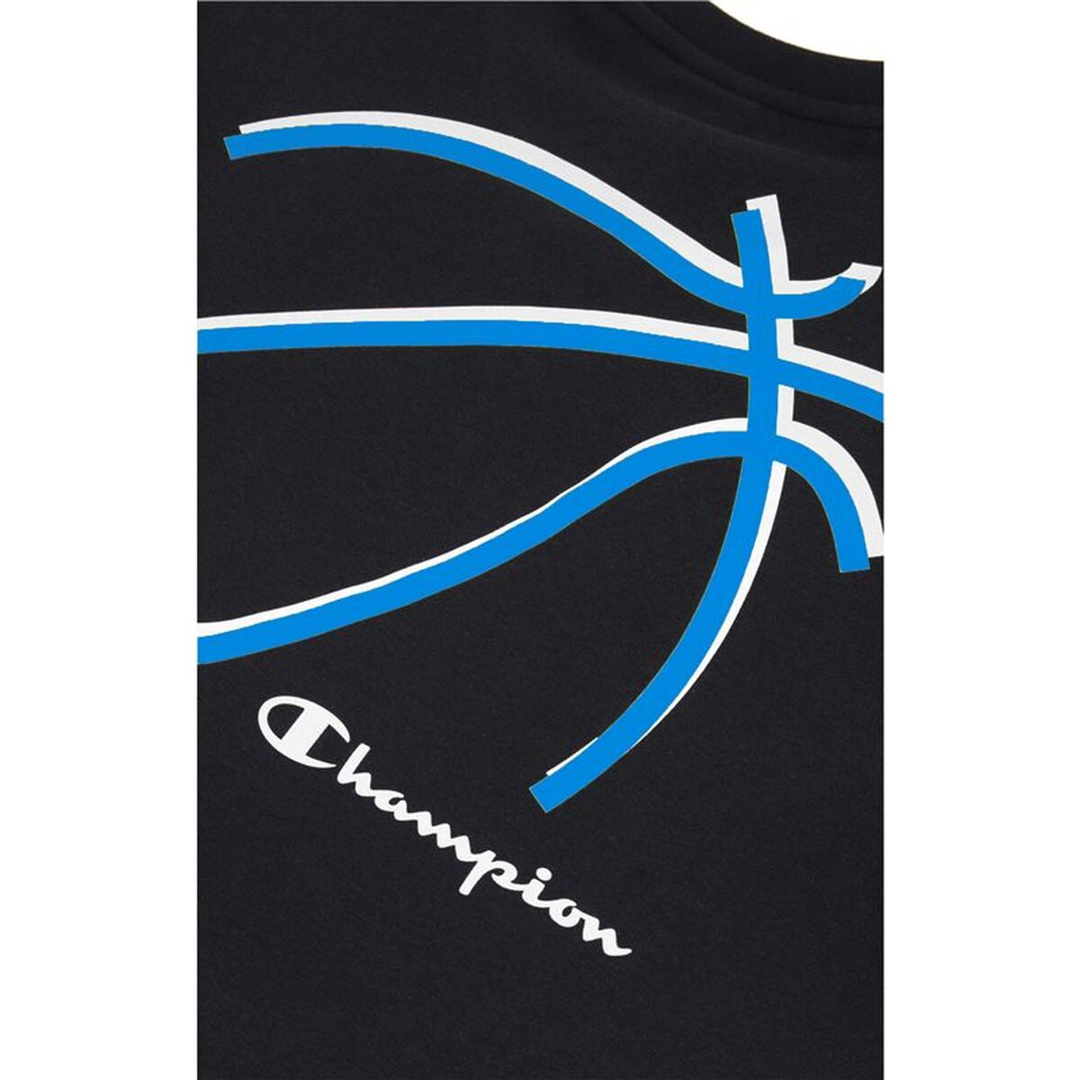 Tröja utan huva Herr Champion Basket Graphic M Svart - 2