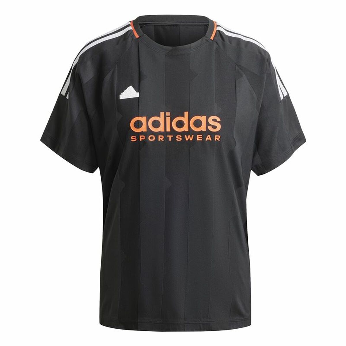 T-shirt med kortärm Dam Adidas Tiro Cut Svart