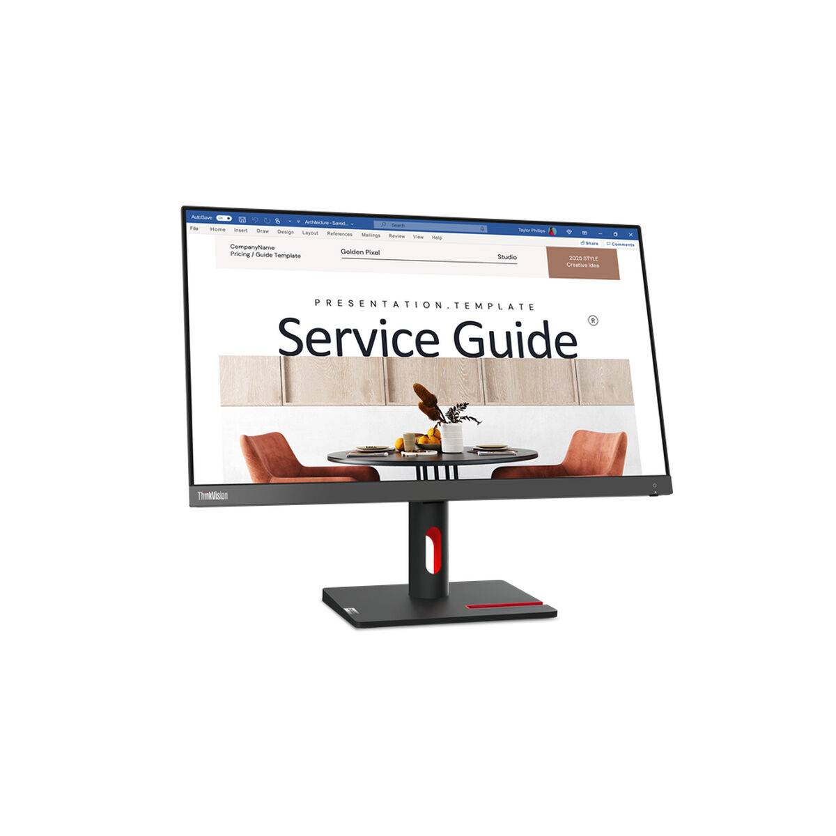 Monitor Lenovo ThinkVision S24i-30 Full HD 23,8" 100 Hz - 3