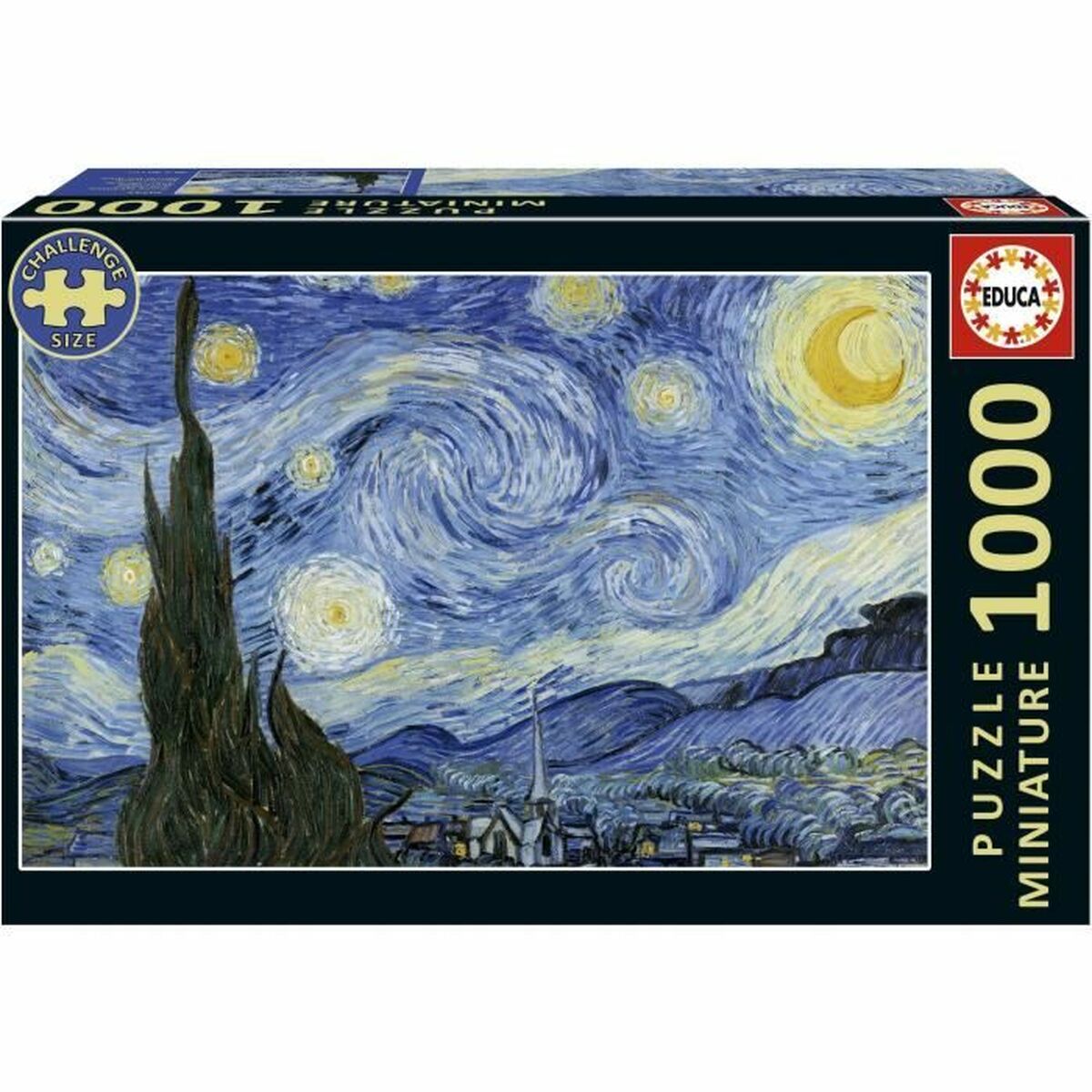 Pussel Educa Miniatura Noche Estrellada 1000 Delar