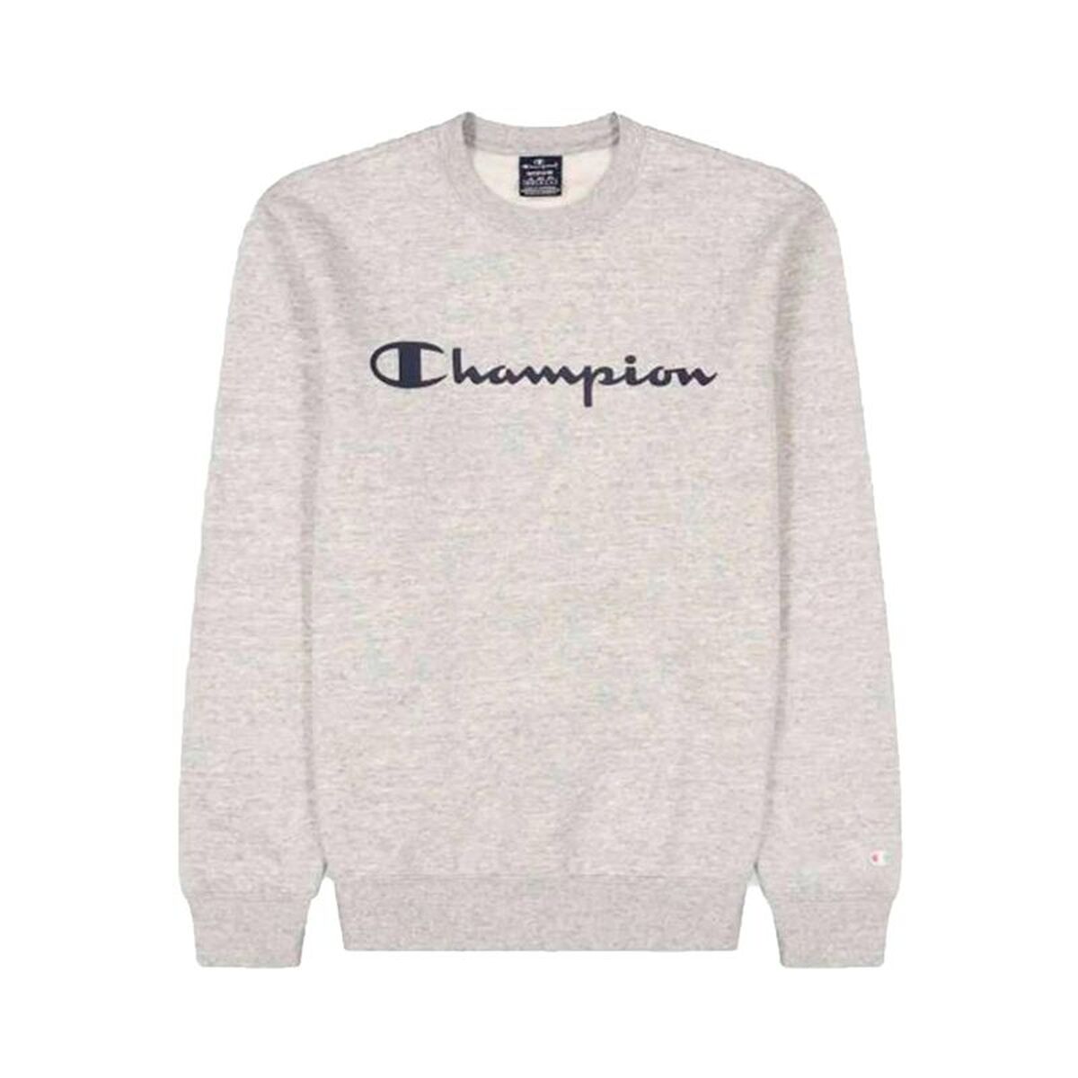 Tröja med huva Herr Champion Crewneck Grå