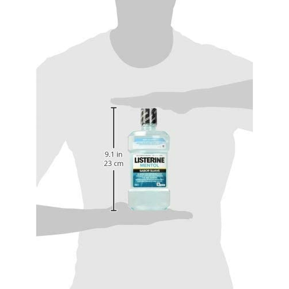 Munvatten Listerine Cool Mint Zero Alcohol 500 ml - 3