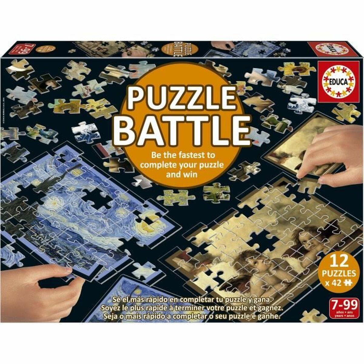 Pussel Educa Battle Art 42 Delar (12 antal)