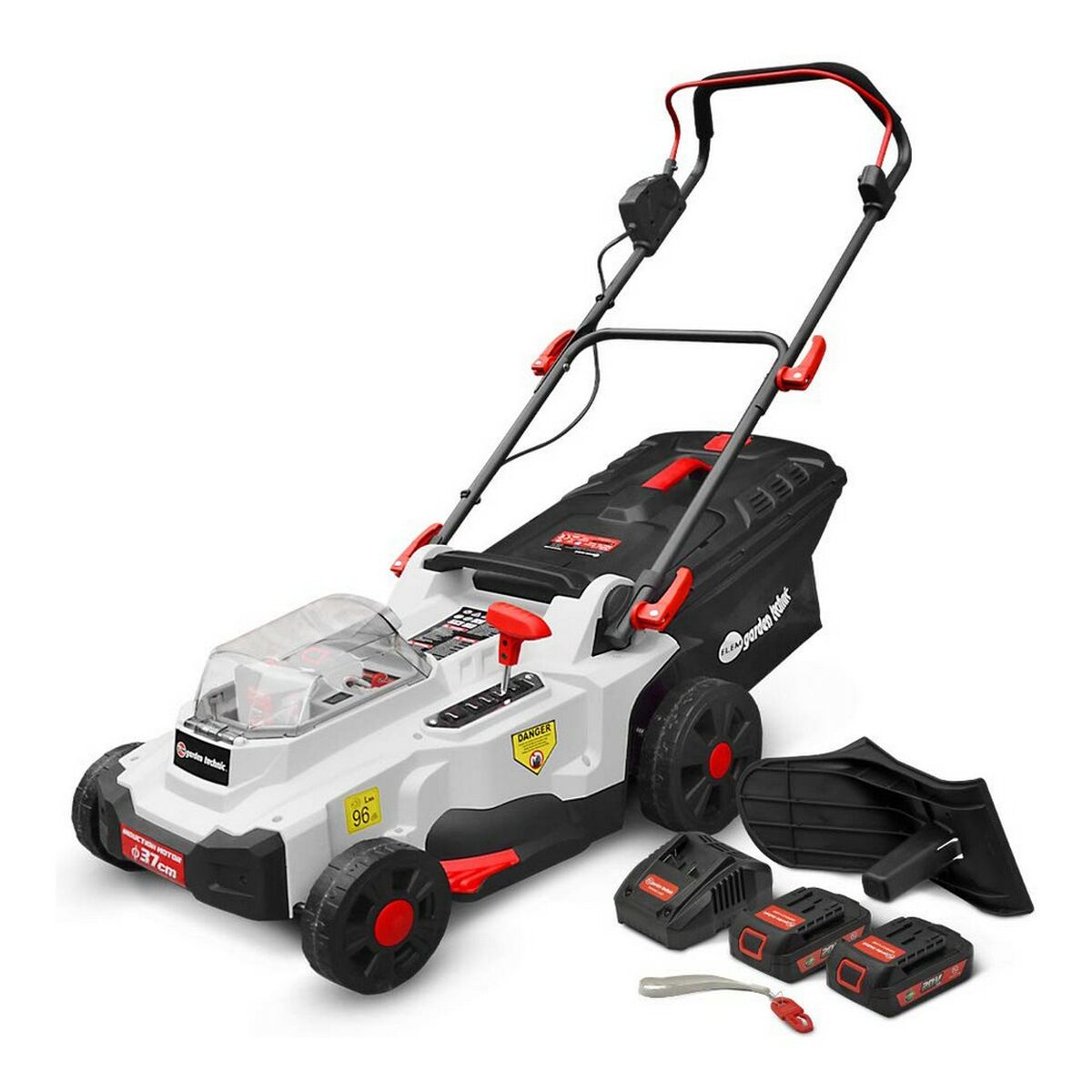 Elektrisk gräsklippare Elem Technic TDE40V37-LI2BF 40 V