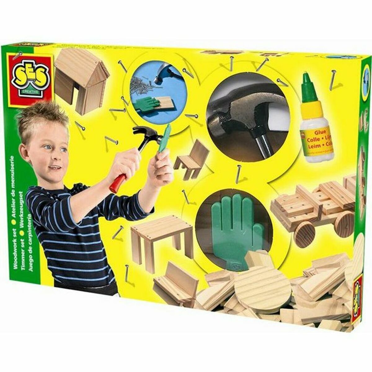 Playset SES Creative Joinery Workshop 57 Delar