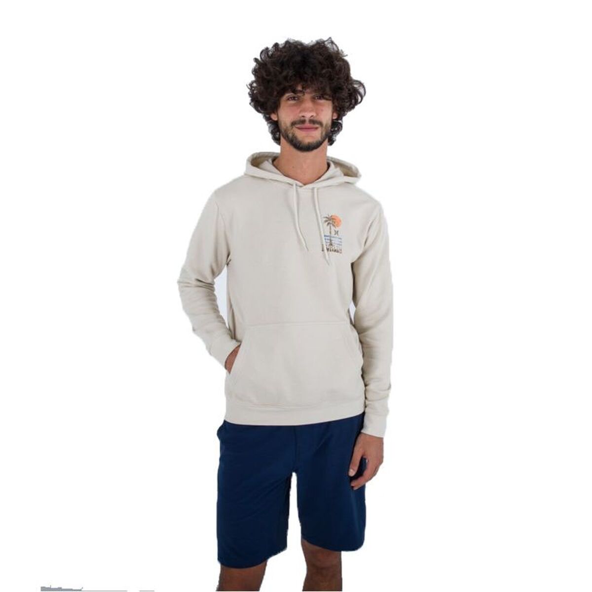 Tröja med huva Herr Hurley Hurley 77 Beige