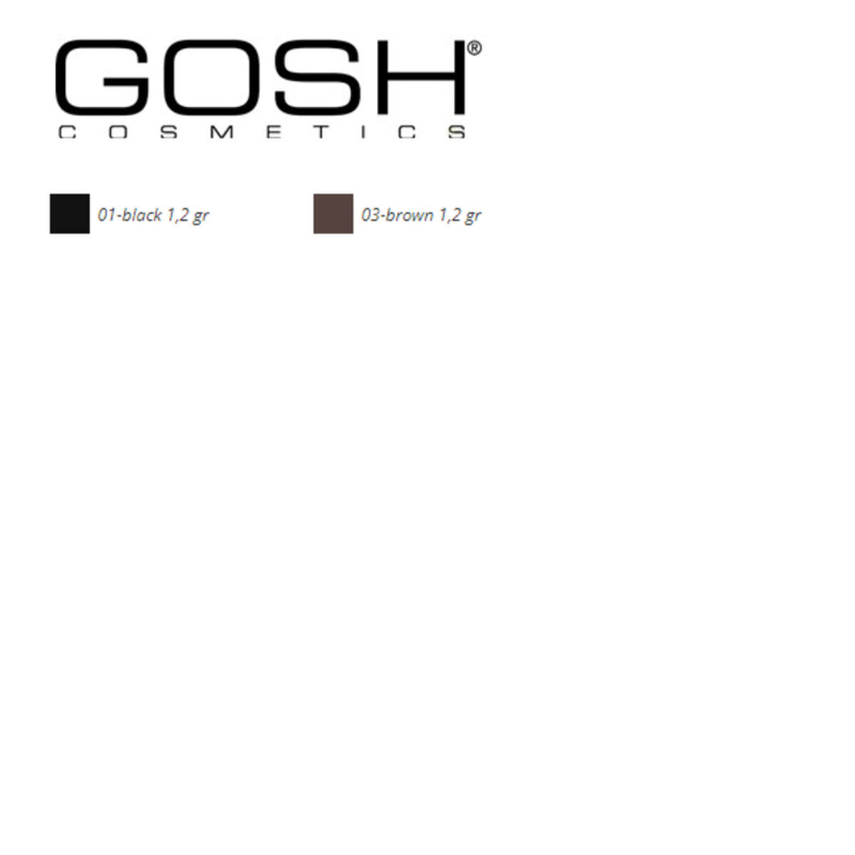 Eyeliner Intense Gosh Copenhagen (1,2 g) - 3