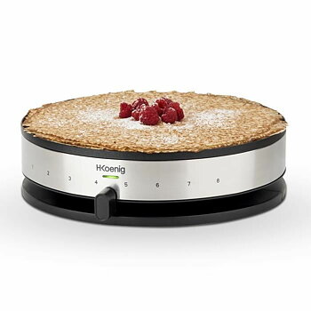 Pannkaksmaskin Hkoenig KREP29 1300 W Svart Multicolour