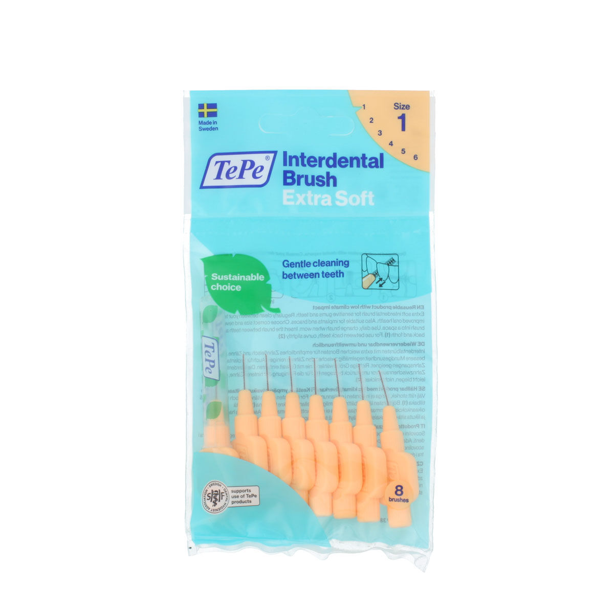 Interdentala borstar Tepe Orange Supermjuk (8 antal)
