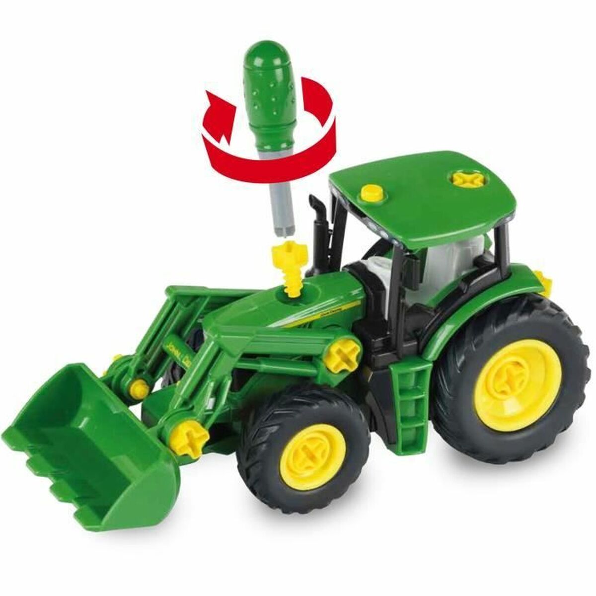 Byggsats Klein Blockables 1:24 Traktor Grön - 3