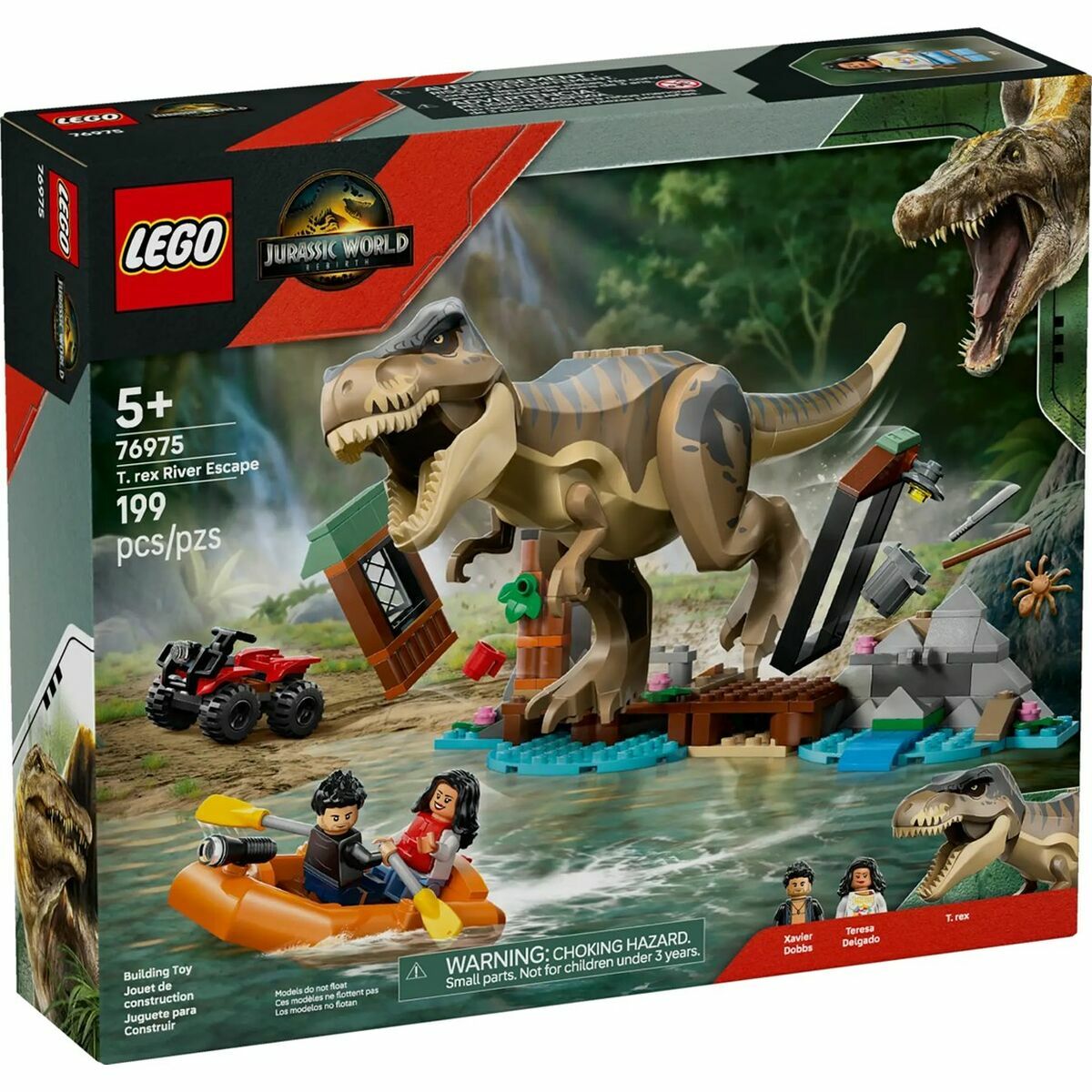Byggsats Lego JURASSIC WORLD 76975 T.Rex River Escape