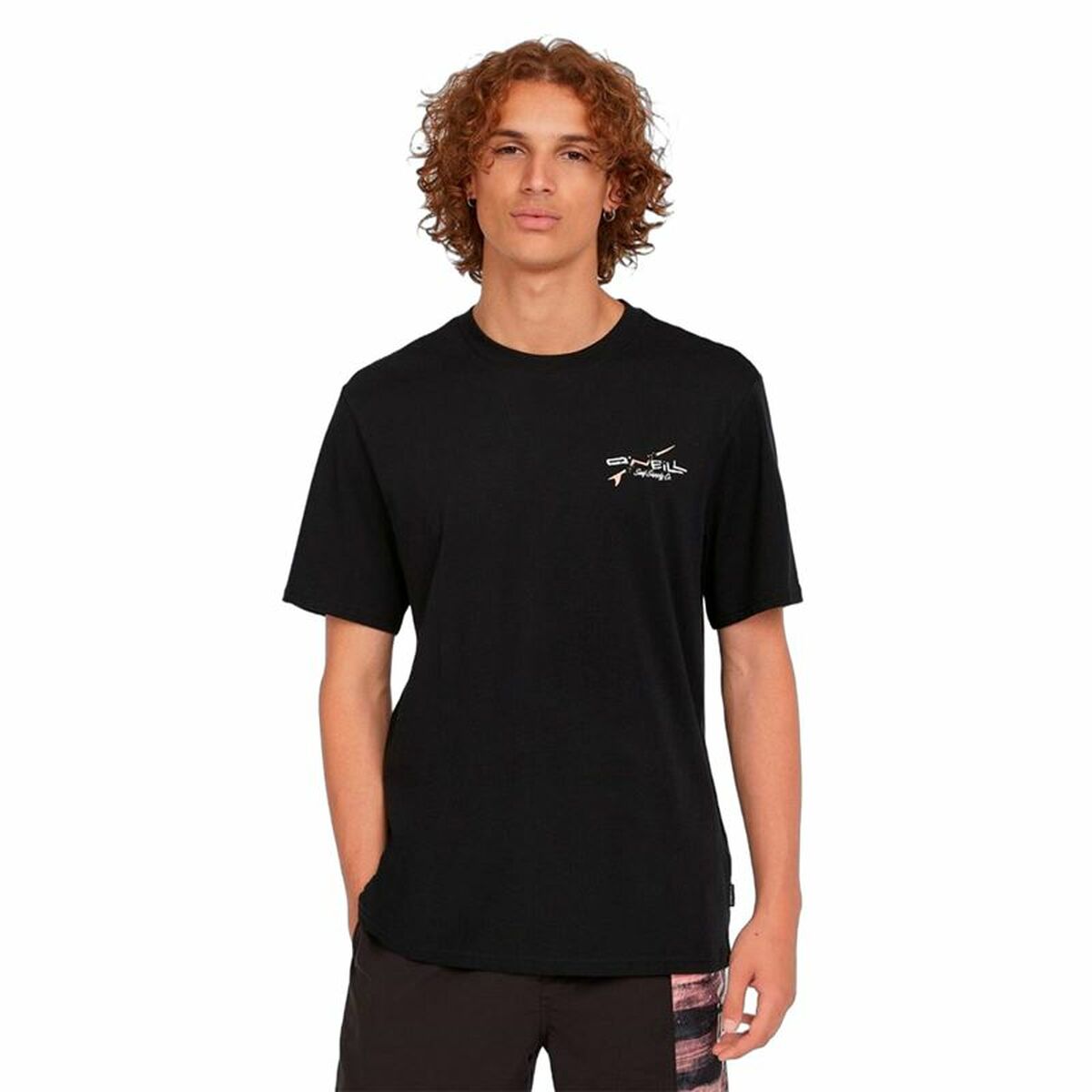 T-shirt med kortärm Herr O'Neill Retro Back Print Svart - 3