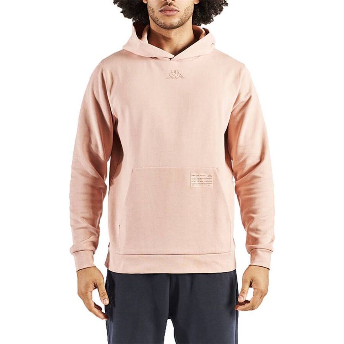 Tröja med huva Herr Kappa Edwyn Life Rosa