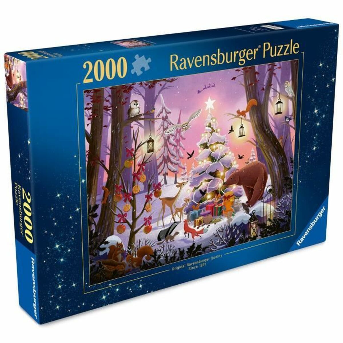 Pussel Ravensburger NAVIDAD EN EL BOSQUE 2000 Delar - 2