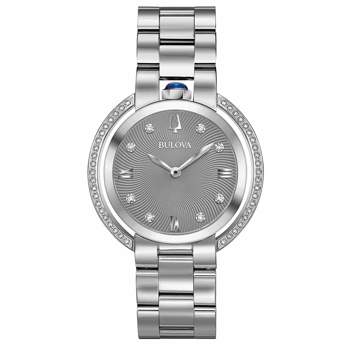 Damklocka Bulova 96R219 (Ø 35 mm)