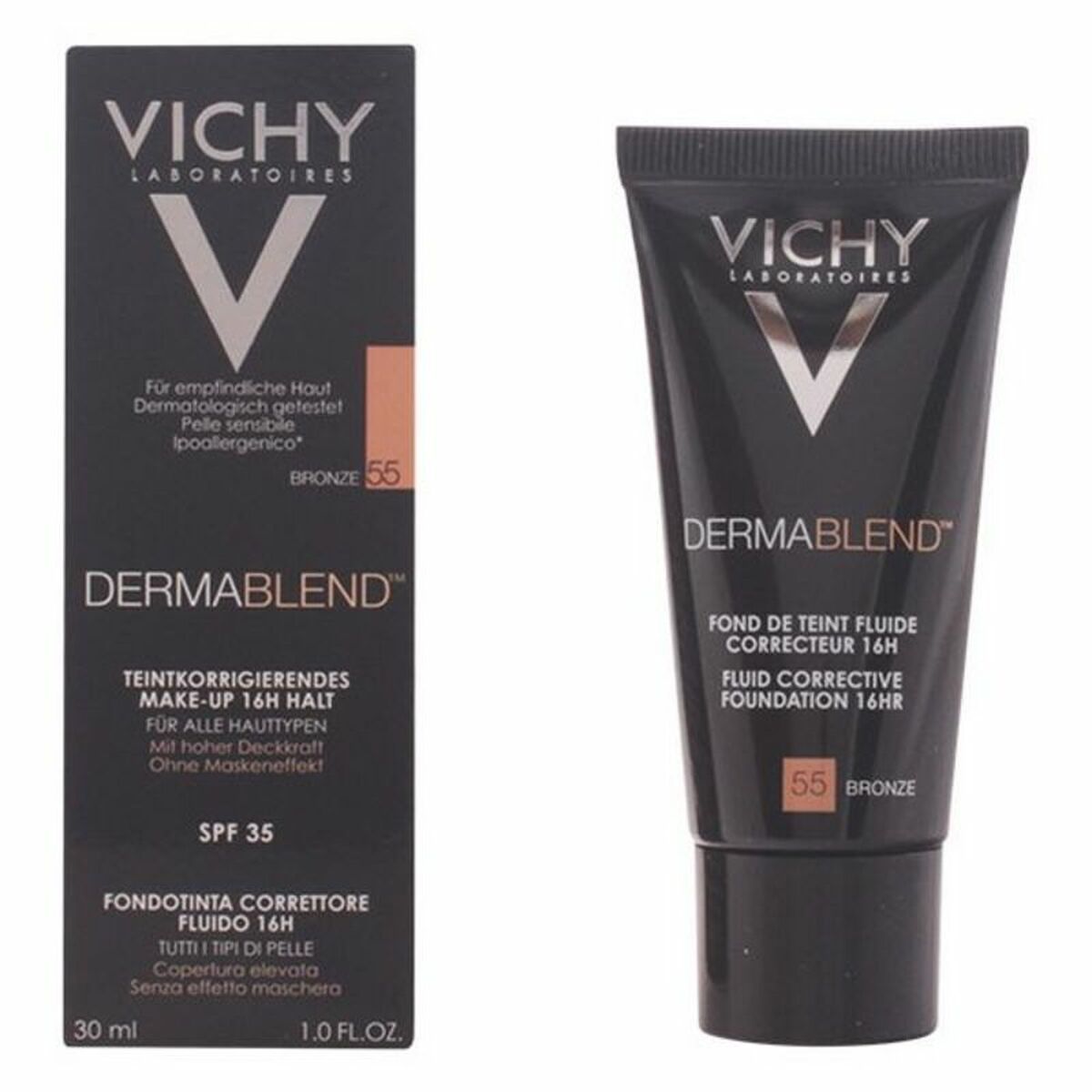 Flytande foundation för läppar Dermablend Vichy Spf 35 30 ml - 3