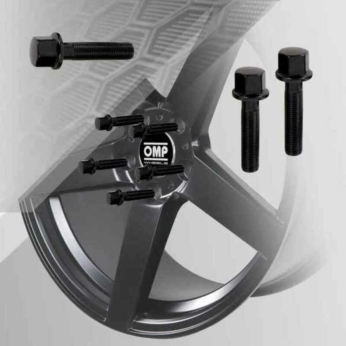 Skruvsats OMP M12 x 1,25 1,55" - 2
