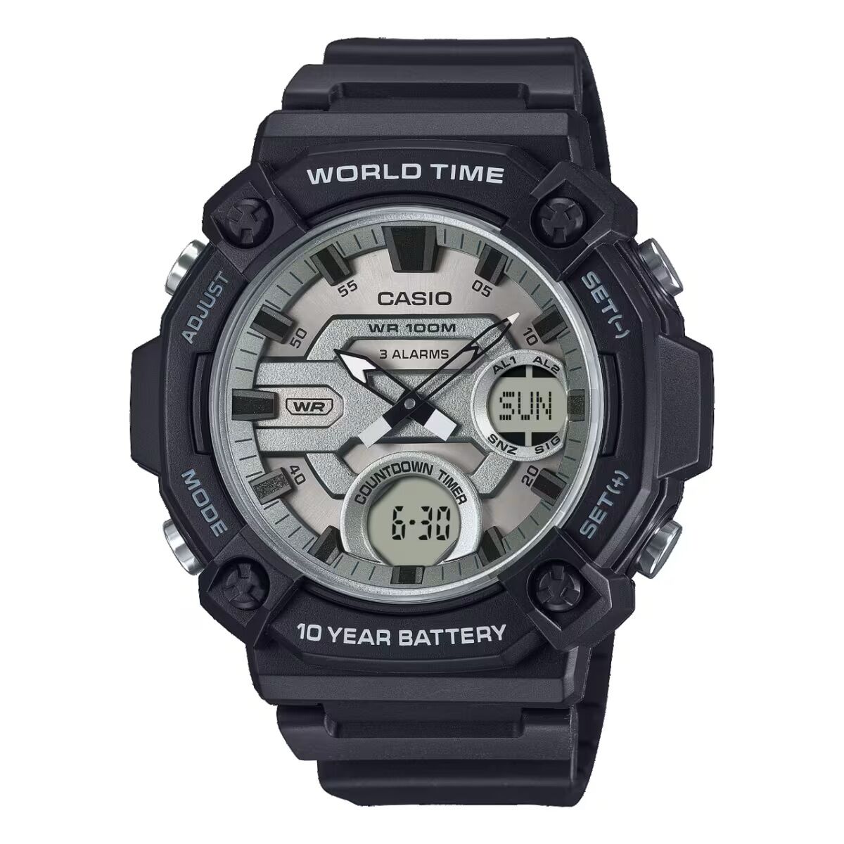 Herrklocka Casio OVERSIZE 10 YEAR BATTERY (Ø 52 mm)