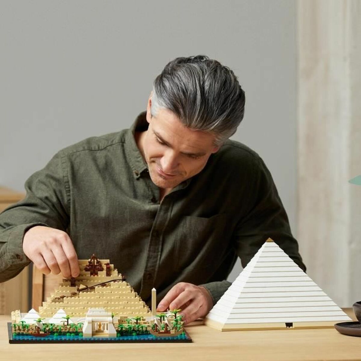 Playset   Lego 21058 Architecture The Great Pyramid of Giza         1476 Delar - 3