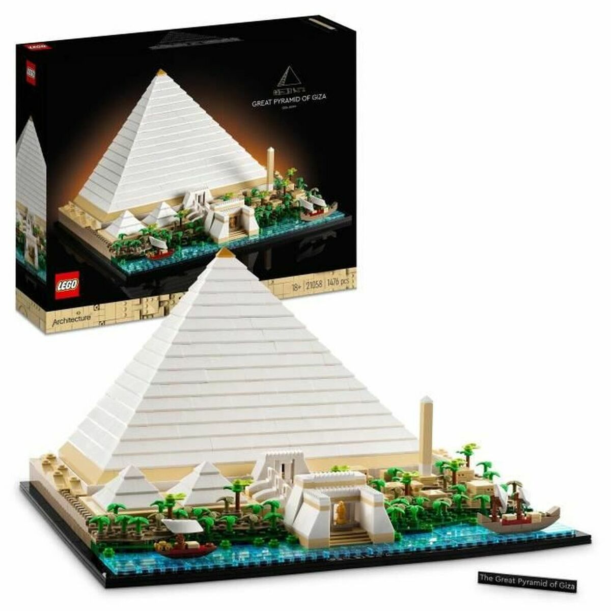 Playset   Lego 21058 Architecture The Great Pyramid of Giza         1476 Delar