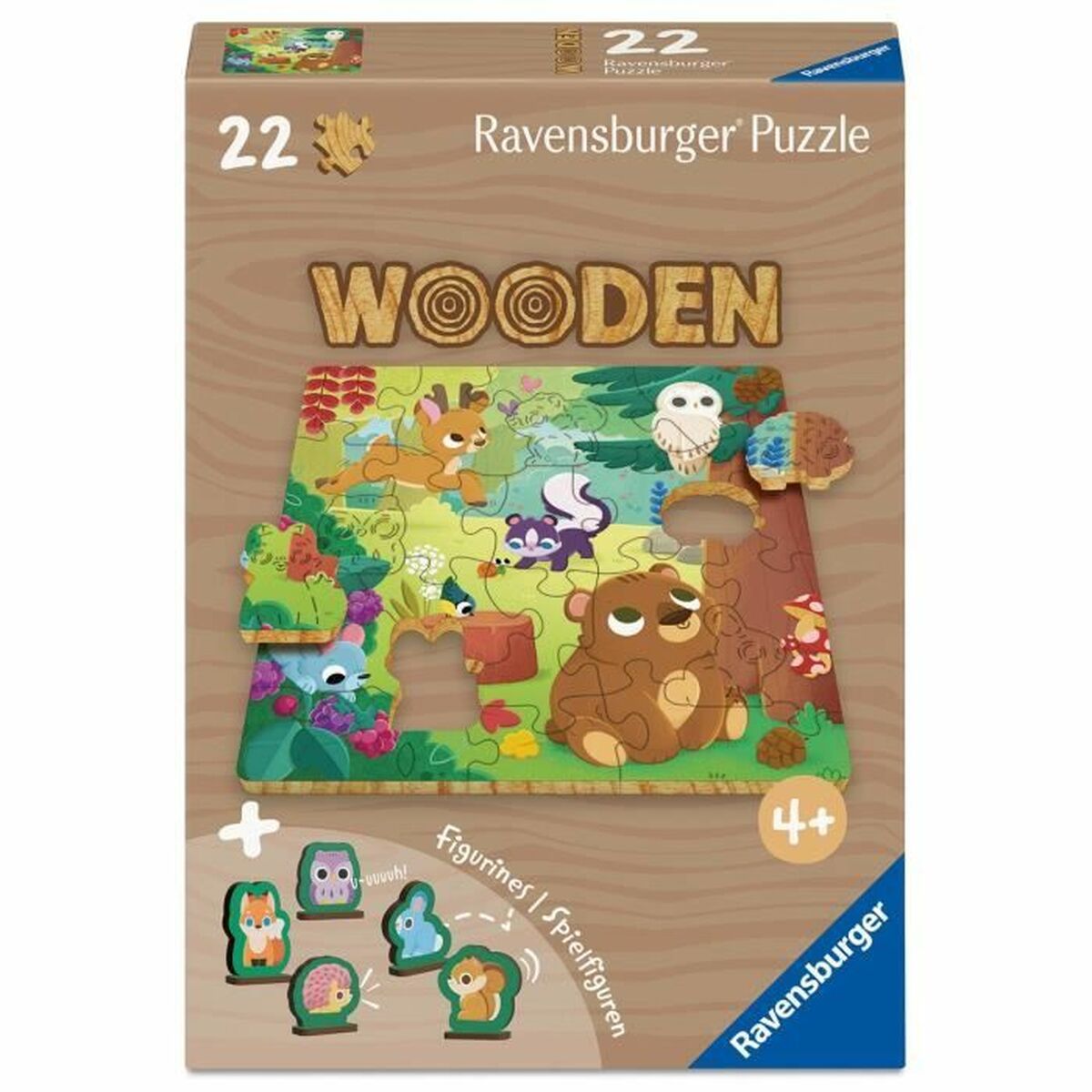 Pussel Ravensburger Wooden 22 Delar