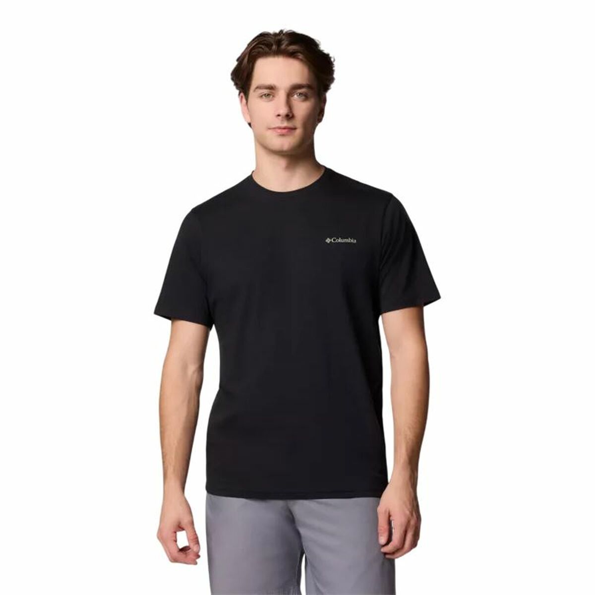 T-shirt med kortärm Herr Columbia North Cascades™ Sleeve Svart