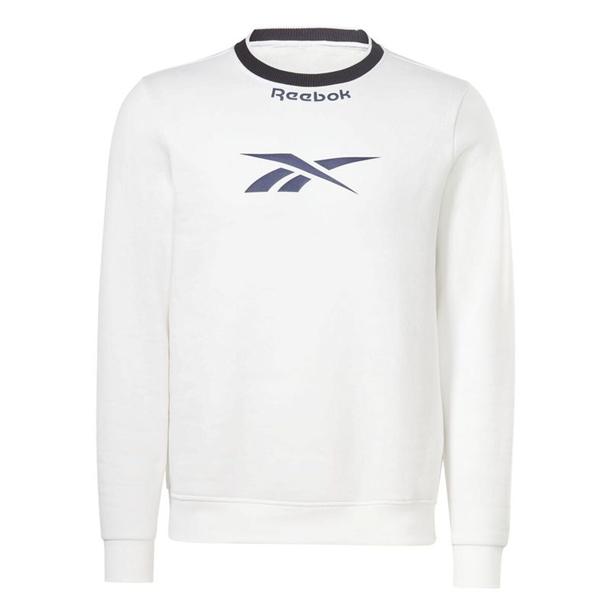 Tröja utan huva Herr Reebok Identity Arch Logo Fleece Vit