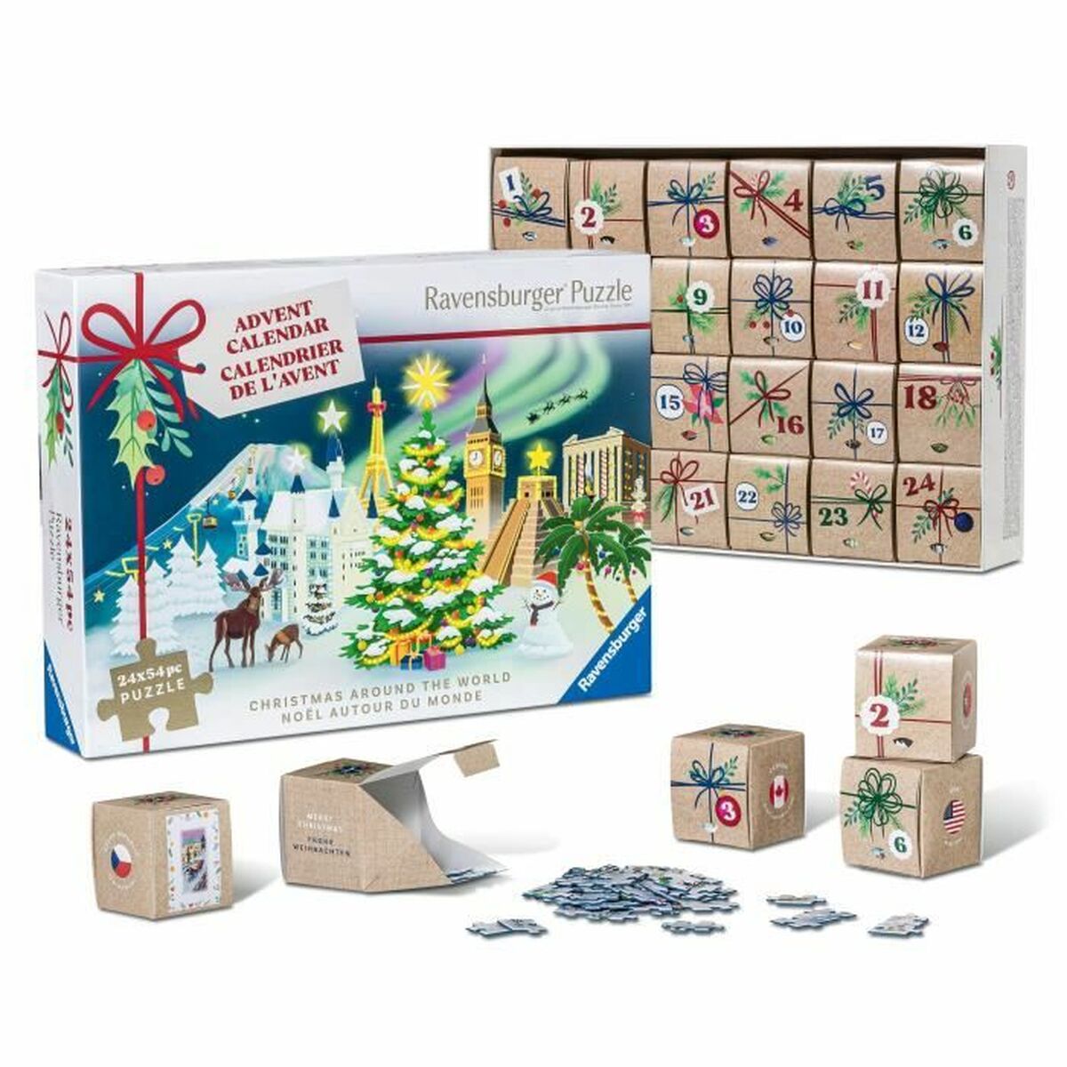 Pussel Ravensburger Advent Calendar 54 Delar - 3
