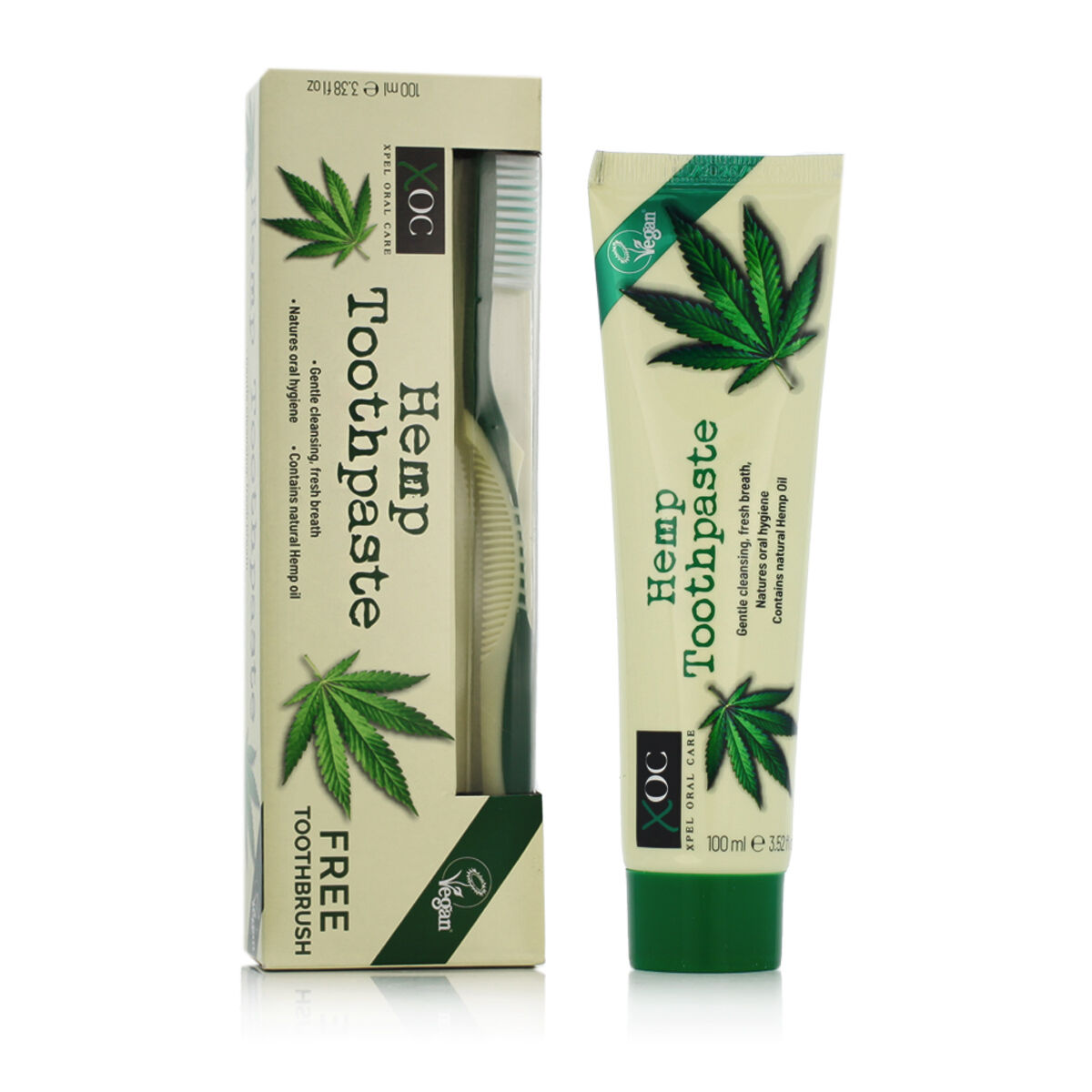 Oral hygienuppsättning Xpel Hemp 2 Delar