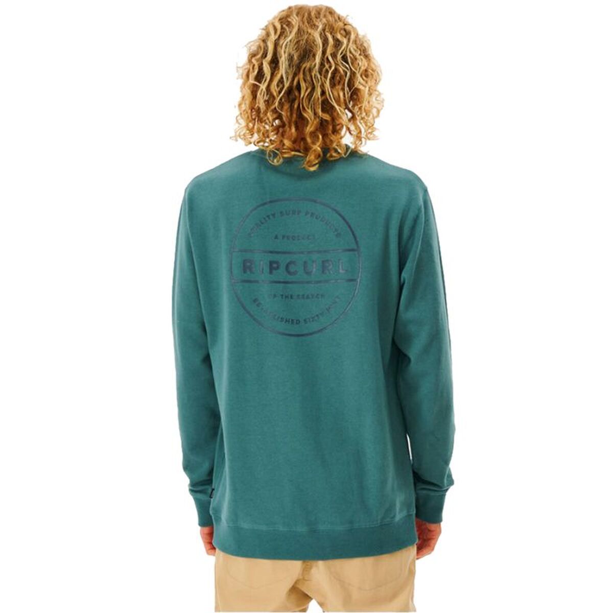 Tröja utan huva Herr Rip Curl Re Entry Crew Blå - 2