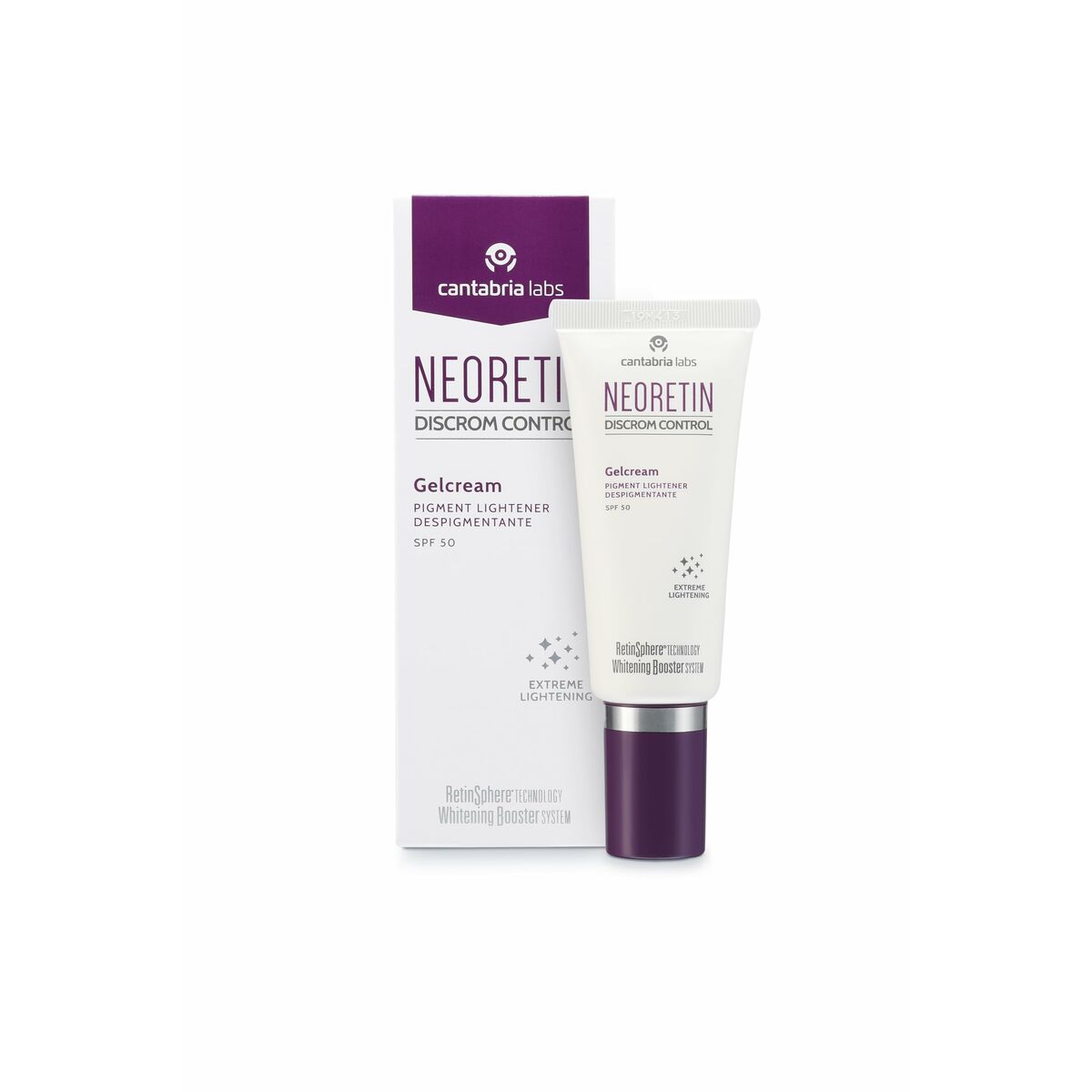 Kräm mot pigment Neoretin Discrom Control Spf 50 Spf 50+ 40 ml