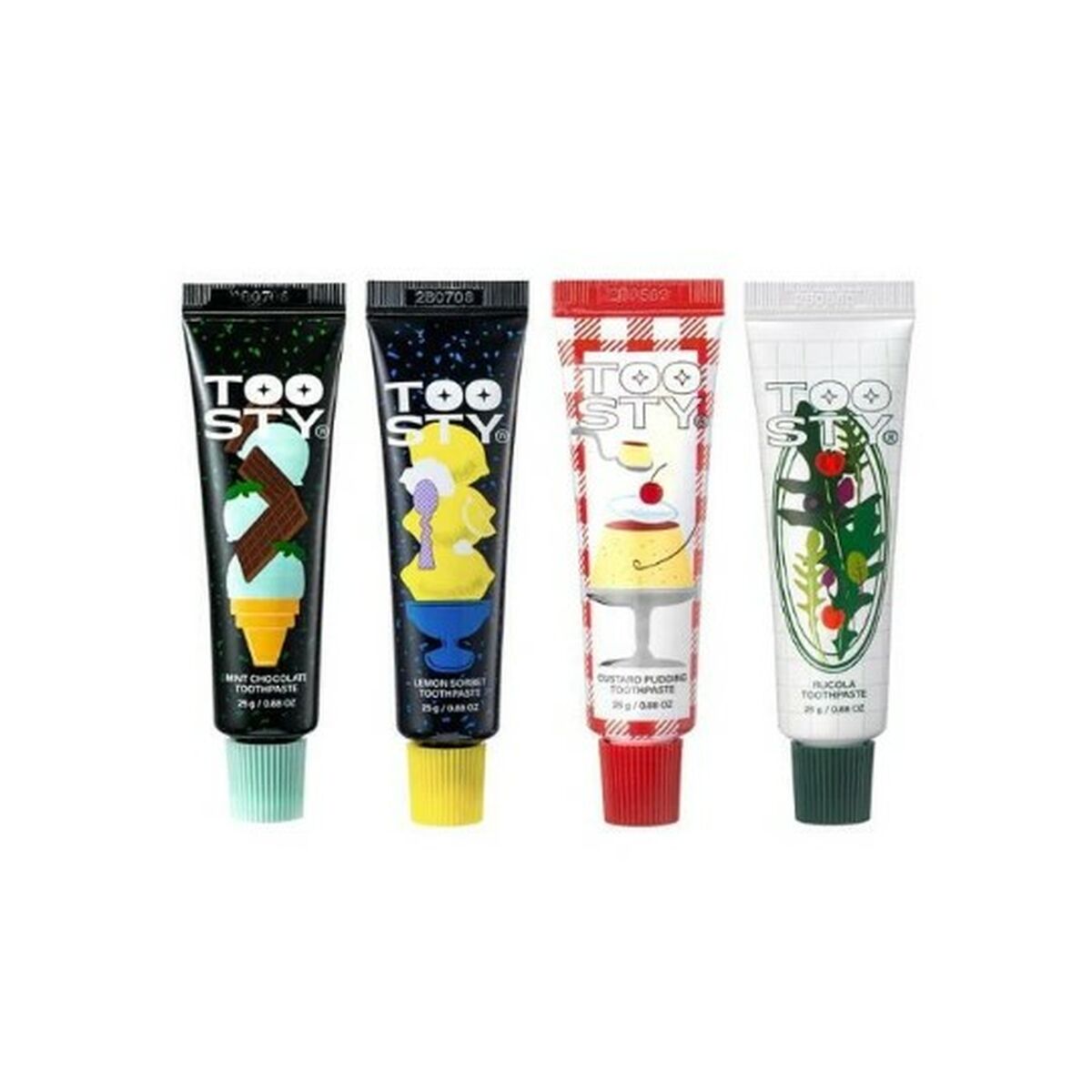Tandkräm Kit Toosty Toothpaste 25 g x 4 (4 Delar) - 2