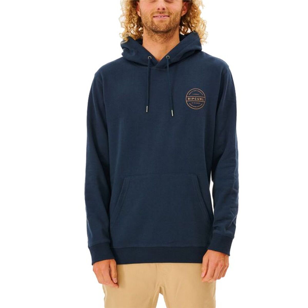 Tröja med huva Herr Rip Curl Re Entry Mörkblå