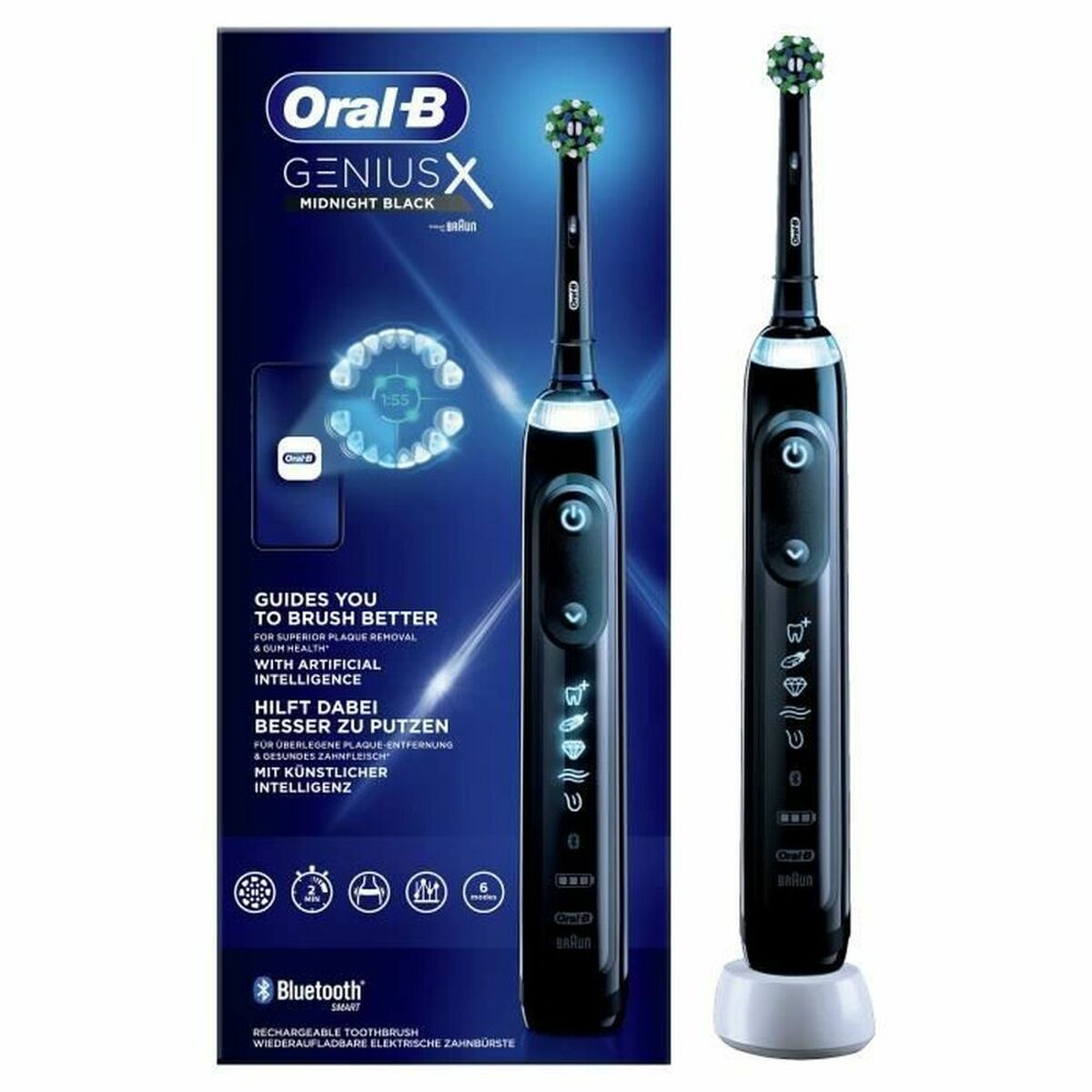 Elektrisk Tandborste Braun Genius X - 2