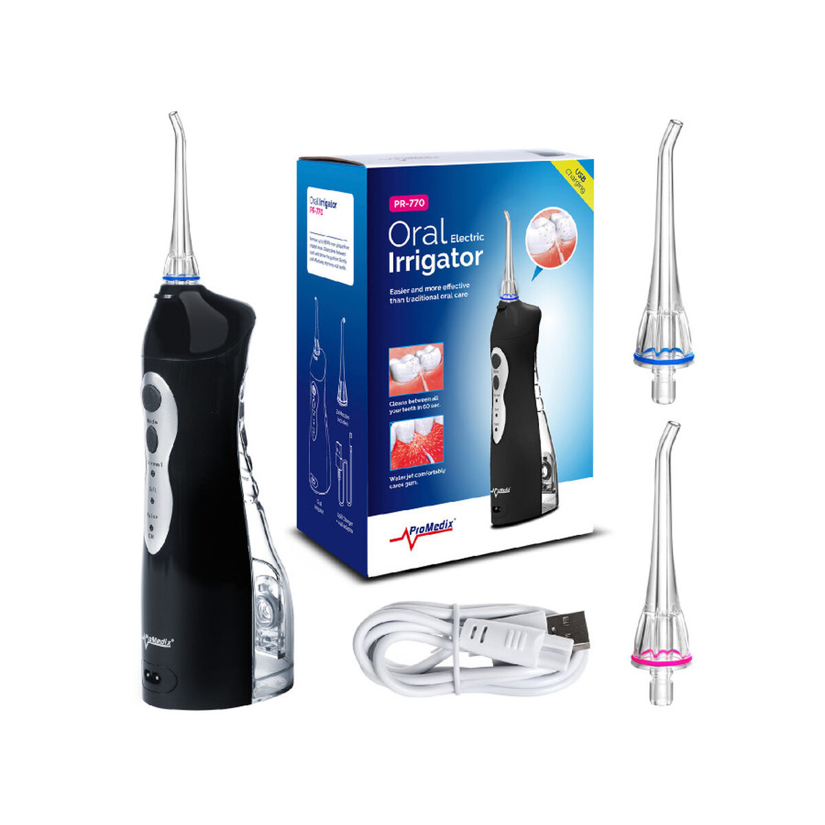 Oral Irrigator Promedix PR-770B Svart - 2