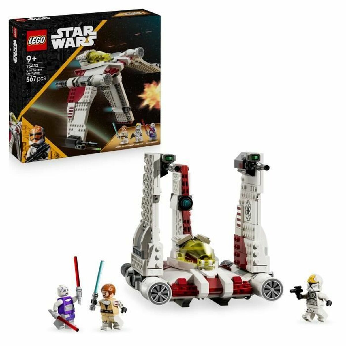 Byggsats Lego STAR WARS 75432 V-19 Torrent Starfighter - 2