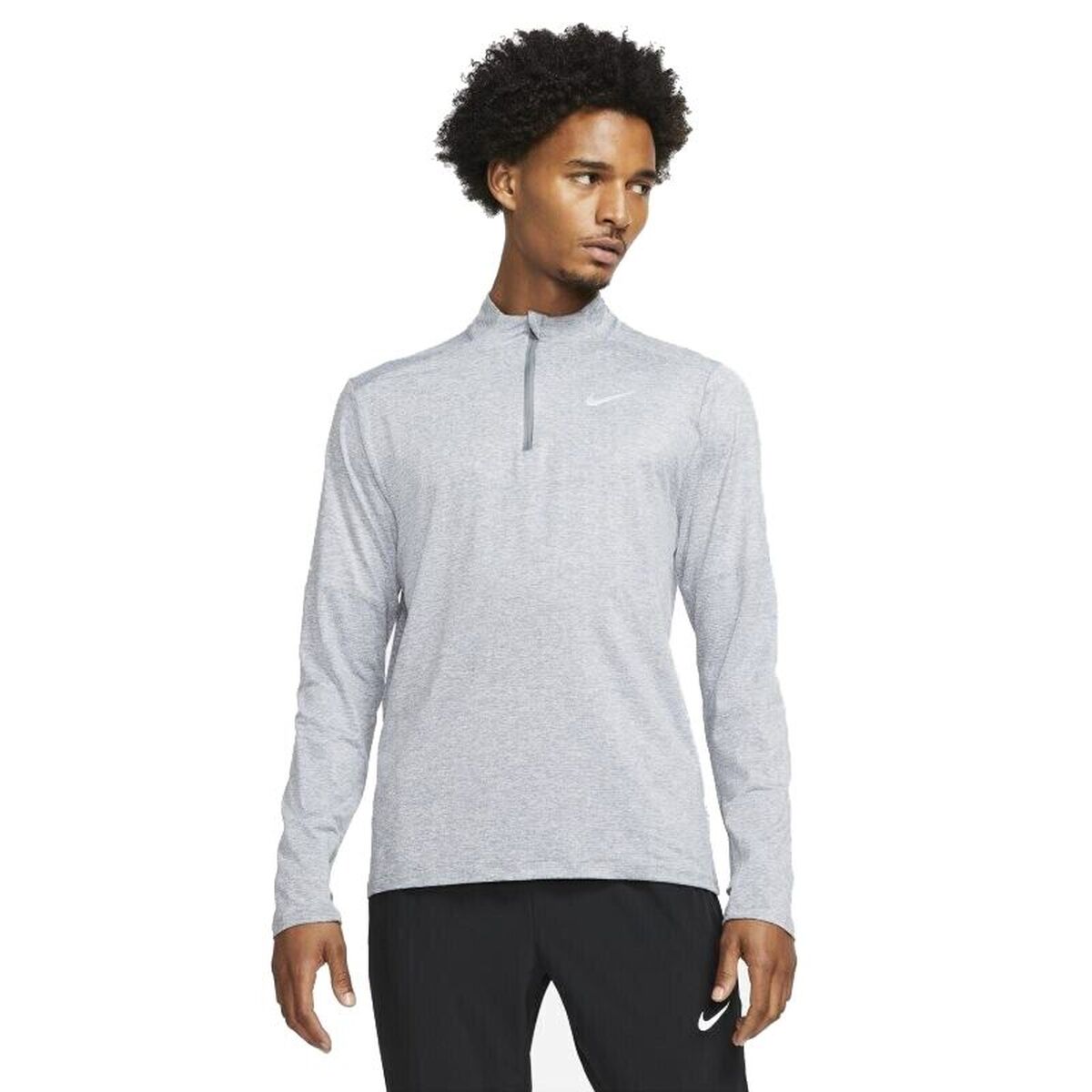 Tröja med huva Herr Nike Dri-FIT Element Ljusgrå