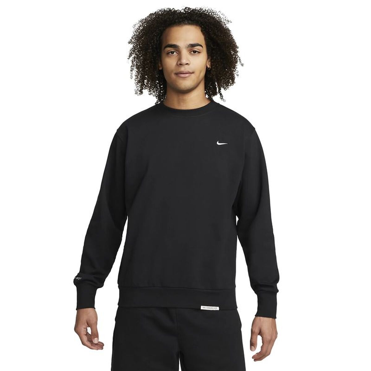 Tröja utan huva Herr Nike Standard Issue Svart