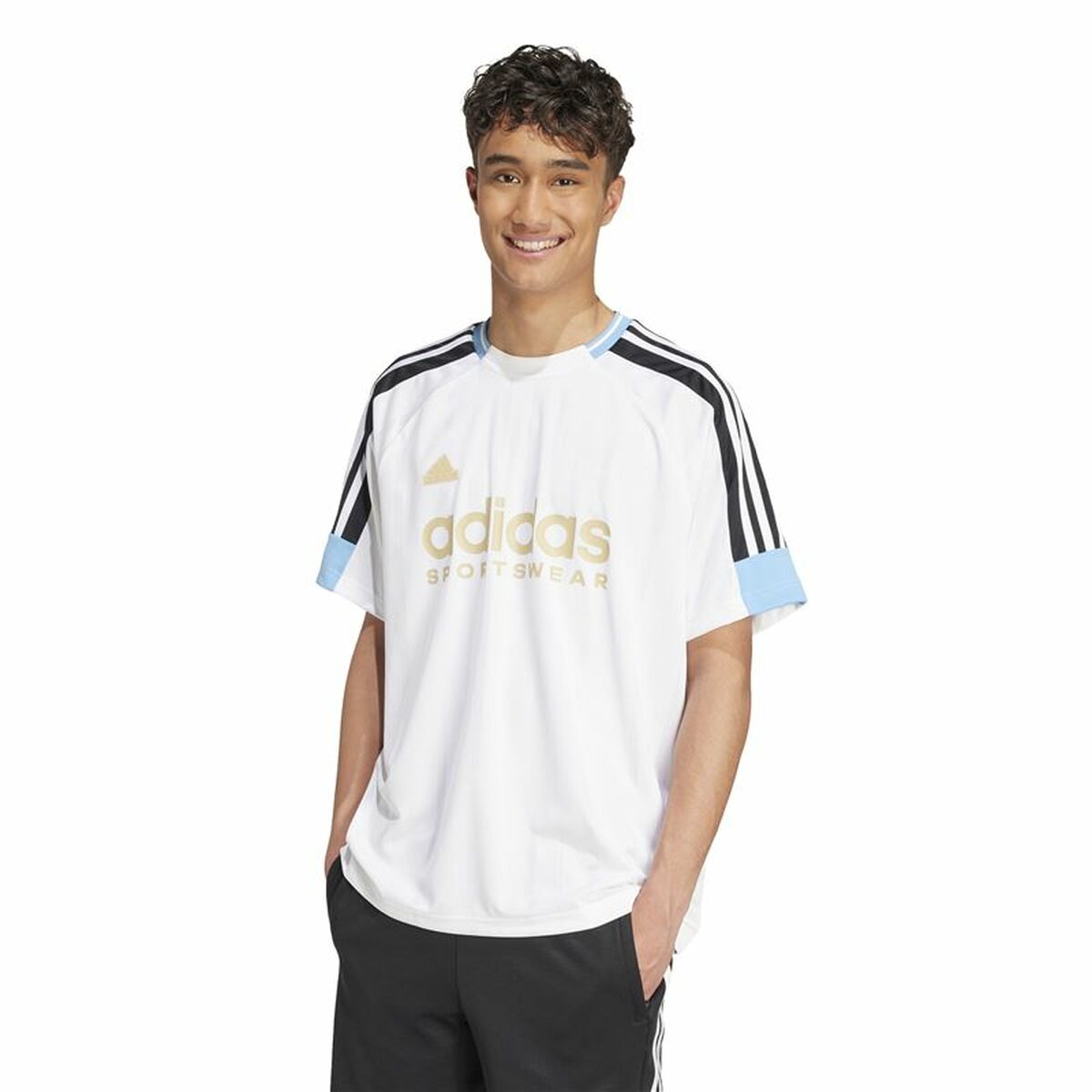 T-shirt med kortärm Herr Adidas Tiro Nations Vit - 2