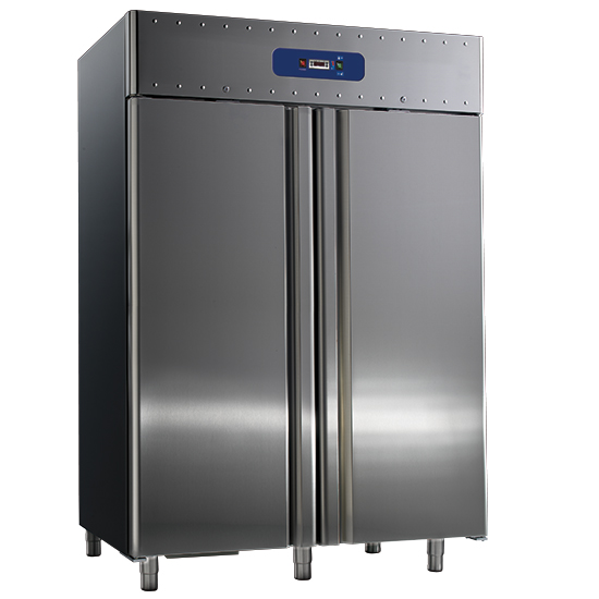 Kylskåp 1400 liter av rostfritt stål, GN 2/1, -2 ° C / + 8 ° C