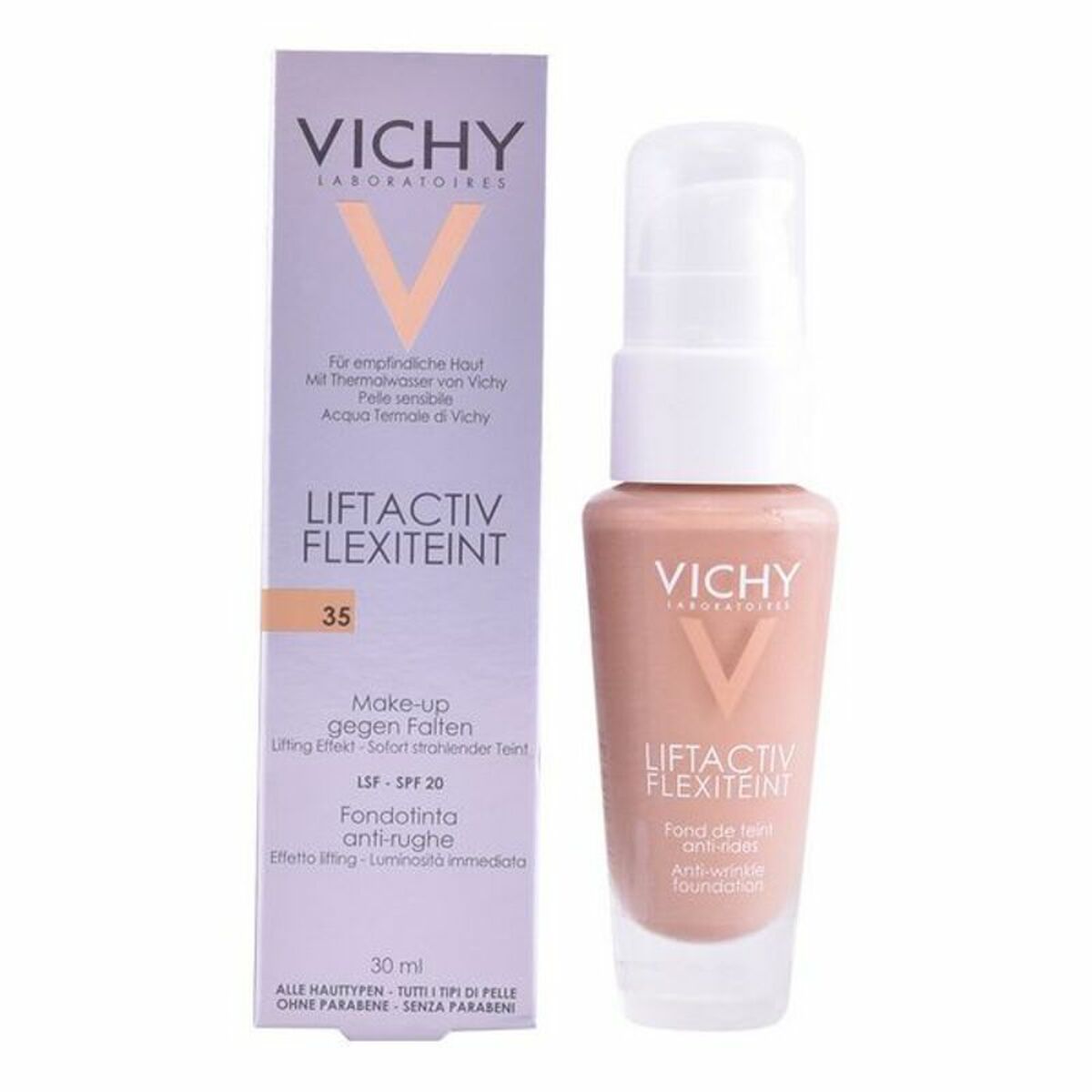 Flytande foundation för läppar Liftactiv Flexiteint Vichy Spf 20 - 2