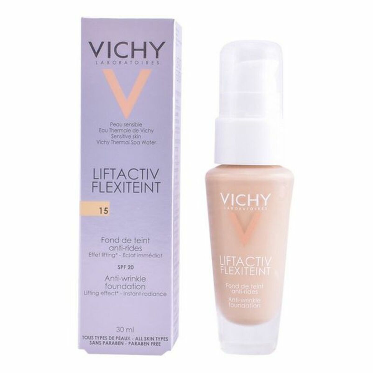 Flytande foundation för läppar Liftactiv Flexiteint Vichy Spf 20 - 3