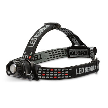Laddningsbar och justerbar LED-pannlampa Stak 10 W 900 Lm 6000 K