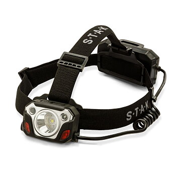 Laddningsbar och justerbar LED-pannlampa Stak 10 W 1200 Lm