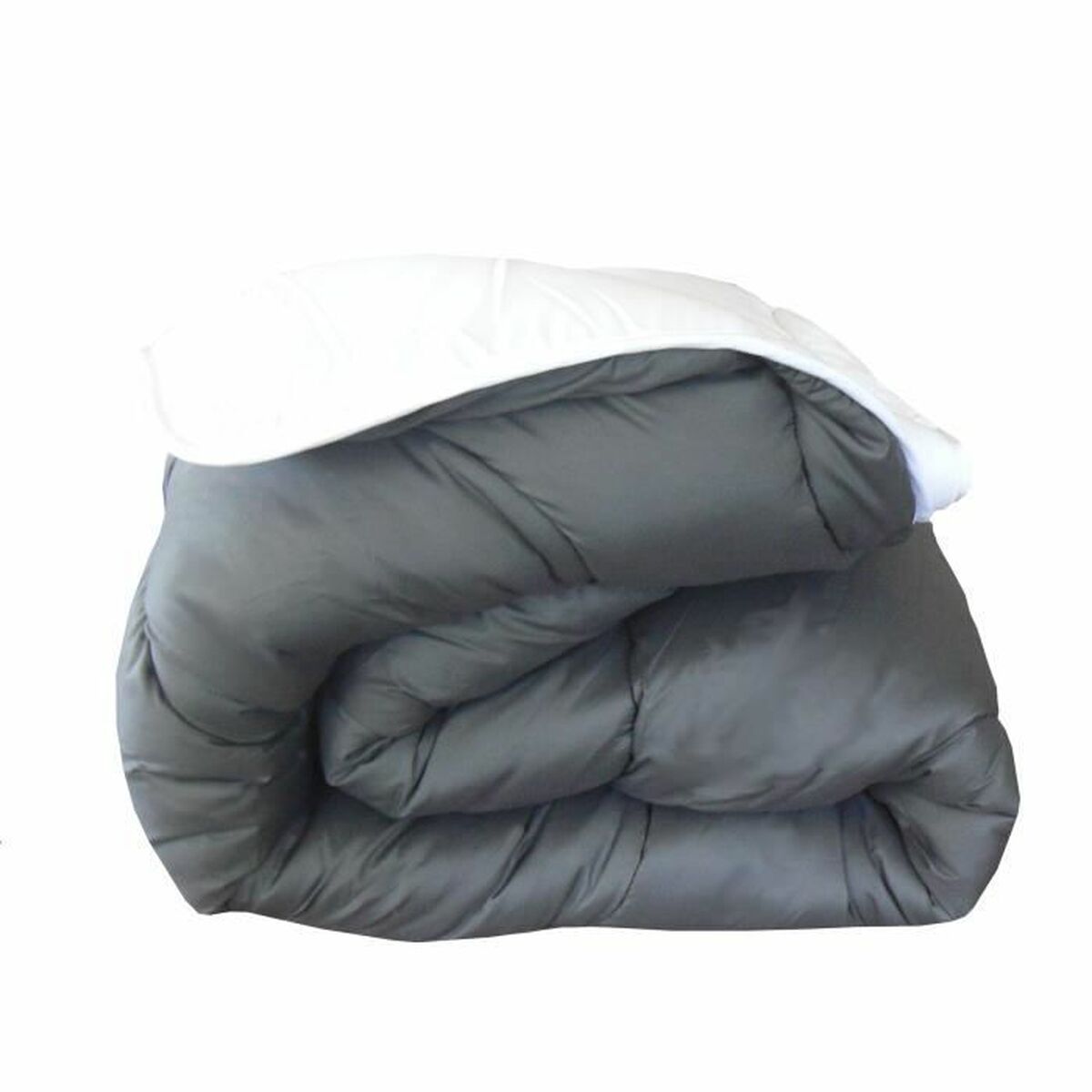 Duntäcke Abeil Vit Grå Vit/Grå 350 g/m² 140 x 200 cm