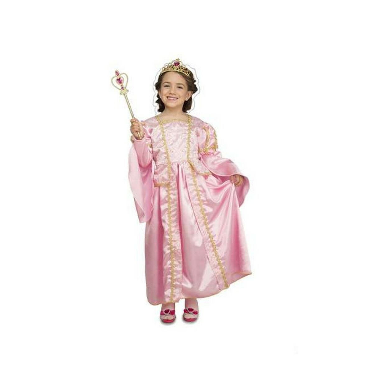 Maskeraddräkt för barn My Other Me Rosa Prinsessa (4 Delar)