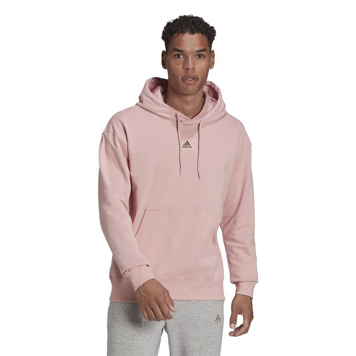Tröja med huva Herr Adidas Essentials M Rosa - 2