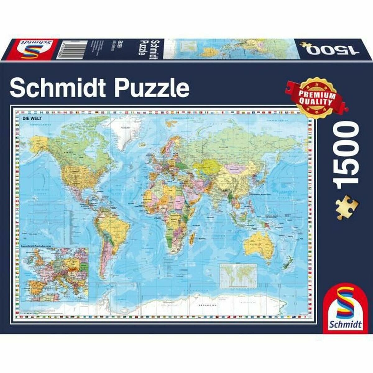 Pussel Schmidt Spiele Iceland: Kirkjuffellsfoss  1500 Delar