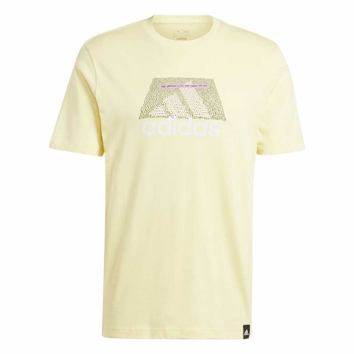 T-shirt med kortärm Herr Adidas Codes Bos Graphic Gul
