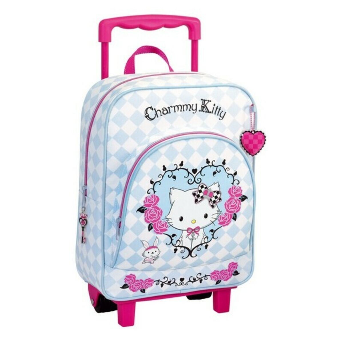 Folding Backpack Trolley Safta Fuchsia 30 x 85 x 23 cm - 2